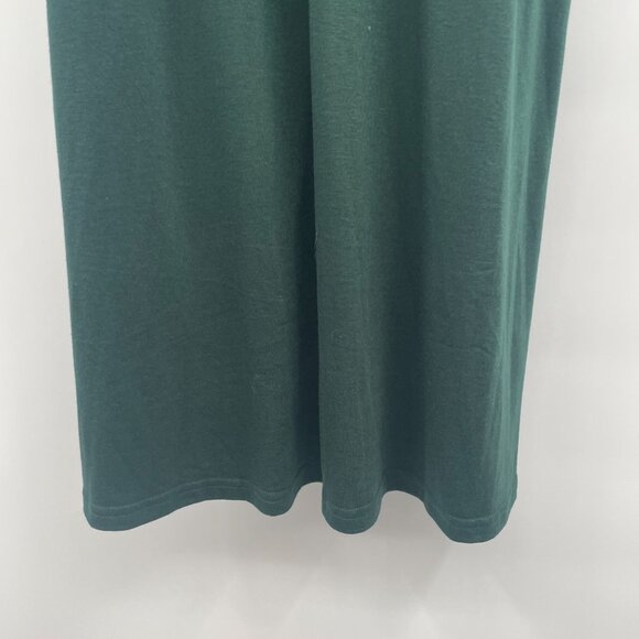 YATHON Womens Sundress Spaghetti Straps Ruched Green Size Medium NEW - Picture 2 of 9